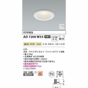 LEDpl_ECg hJEh^ CSB` RCY~ koizumi [KAD7200W35] F 񒲌 100 LEDs 핹ps dCHKv Ɩ
