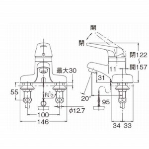 ���ʗp���� �V���O�����o�[�������� ���N�V�� LIXIL [RLF-402N] �S������ ����n�d�l