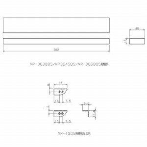 ǎ[ PaReno X}[gjb`IvV I 铌eNm Joto [NR-IS05-WT] 282~40mm zCg 