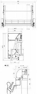 Ɩp[ ƖpGxXCO 1iI Yt^Cv Ԍ900mm DAYDO [558394-1] Ԋpi [J[