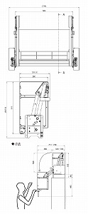 Ɩp[ ƖpGxXCO 1iI Yt^Cv Ԍ750mm DAYDO [558395-1] Ԋpi [J[