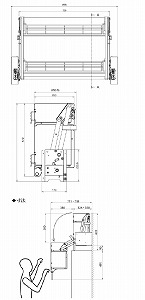 Ɩp[ ƖpGxXCO 2iI ǎt^Cv Ԍ900mm DAYDO [558391-2] Ԋpi [J[