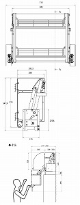 Ɩp[ ƖpGxXCO 2iI ǎt^Cv Ԍ750mm DAYDO [558392-2] Ԋpi [J[