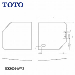 Cӂ 1600NChCW TOTO [EKK80054WL2 EKK80054WR2][QT