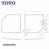 Cӂ 1600NChCW TOTO [EKK80054WL2 EKK80054WR2][QT