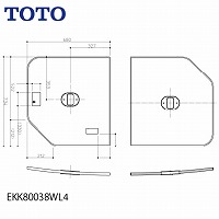 Cӂ p[c 1400NChfMCWki TOTO [EKK80038WL4][QT