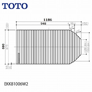 Cӂ Vb^[ ӂ OF1186~680 1200p TOTO [EKK81006W2][QT
