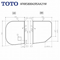 Cӂ EhfMӂӂ g݂ӂ 1200EhfMCWR TOTO [AFKKS80042RSAA21W][QT