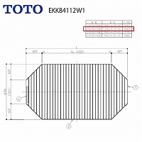 Cӂ ӂ OF1168.5~695mm EKK84112W1 TOTO [EKK84112W1][QT