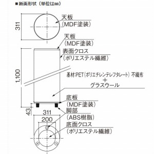  TEhg 匚 DAIKEN [WB1101-04] PO[F a311~1100mm z |[^ ^Cv 4kg h΍