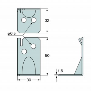 ڍ tbNR[i[ 100 [068220580] 30~50~32~1.6(t) Nl1.2ȉ Ή Ɖˍނ̐ڍ ^iJ TANAKA