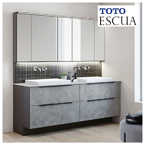 ʉϑ GXNA Ԍ1800mm TOTO [ESCUA04] ~[Lrlbgܖʋ(㉺ChƖEF@\t) Zbgv [J[