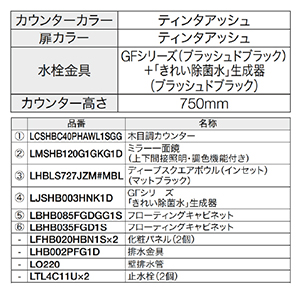 ʉϑ GXNA Ԍ1240mm TOTO [ESCUA06] ~[ʋ(㉺ԐڏƖEF@\t) Zbgv [J[