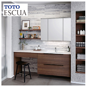 ʉϑ GXNA Ԍ1800mm TOTO [ESCUA09] ~[LrlbgOʋ(㉺ChƖEF@\t) Zbgv [J[