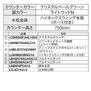 ʉϑ GXNA Ԍ1350mm TOTO [ESCUA13] ~[LrlbgOʋ(ハChƖ) Zbgv [J[