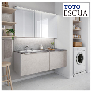 ʉϑ GXNA Ԍ1350mm TOTO [ESCUA14] ~[Lrlbglʋ(㉺ChƖEF@\t) Zbgv [J[