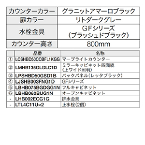 ʉϑ GXNA Ԍ1350mm TOTO [ESCUA16] ~[Lrlbglʋ(ハChƖ) Zbgv [J[