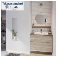 ���ʉ��ϑ� �t�@�~�[���@�Ԍ�90mm �^�J���X�^���_�[�h [Famile04] �x�b�Z���{�E���J�E���^�[ �{�E���l���嗝��(�}�b�g)�z���C�g �Z�b�g�v����