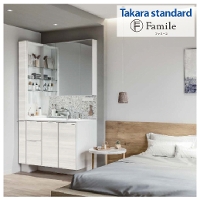 ���ʉ��ϑ� �t�@�~�[���@�Ԍ�105mm �^�J���X�^���_�[�h [Famile08] �t���b�g�J�E���^�[ �l���嗝��(�}�b�g)�z���C�g �Z�b�g�v����