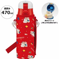 ���b�N�t�����v�b�V���_�C���N�g�X�e�����X�{�g�� �E�G�b�g���n�{�g���J�o�[�t 470ml �n���[�L�e�B�T�����I �X�P�[�^�[ Skater [4973307384653] KSDC4