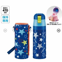 ���b�N�t�����v�b�V���_�C���N�g�X�e�����X�{�g�� �E�G�b�g���n�{�g���J�o�[�t 470ml �� �X�P�[�^�[ Skater [4973307376054] KSDC4