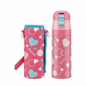 ���b�N�t�����v�b�V���_�C���N�g�X�e�����X�{�g�� �E�G�b�g���n�{�g���J�o�[�t 470ml �n�[�g���� �X�P�[�^�[ Skater [4973307376047] KSDC4