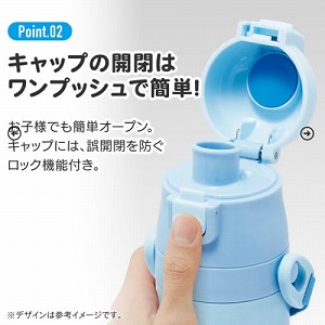 ���y�ʃR���p�N�g���b�N�t�����v�b�V���_�C���N�g�X�e�����X�{�g�� 470ml ���܂��낤23 �X�P�[�^�[ Skater [4973307607127] SDC4