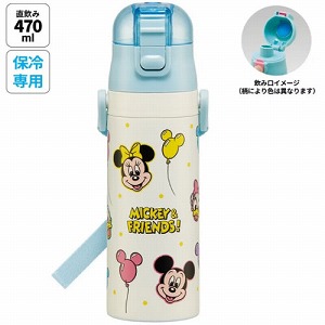 ���y�ʃR���p�N�g���b�N�t�����v�b�V���_�C���N�g�X�e�����X�{�g�� 470ml �~�b�L�[���t�����Y���D �f�B�Y�j�[ �X�P�[�^�[ Skater [4973307689628] SDC4