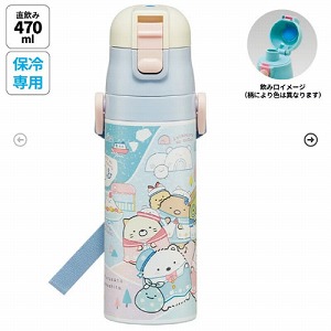 ���y�ʃR���p�N�g���b�N�t�����v�b�V���_�C���N�g�X�e�����X�{�g�� 470ml ���݂��R���炵 ���낭�܂̂ӂ邳�� �X�P�[�^�[ Skater [4973307691713] SDC4