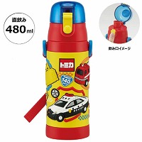 3D���b�N�t�����v�b�V���_�C���N�g�{�g�� 480ml �g�~�J �X�P�[�^�[ Skater [4973307484919] SDPV5