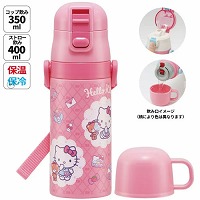 �q���p2WAY�{�g�� �R�b�v���X�g���[ 400ml/350ml �n���[�L�e�B �������K�[�� �T�����I �X�P�[�^�[ Skater [4973307573156] SKCP3