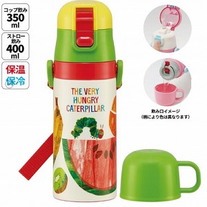 �q���p2WAY�{�g�� �R�b�v���X�g���[ 400ml/350ml �͂�؂������ނ� �X�P�[�^�[ Skater [4973307574566] SKCP3