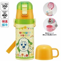 �q���p2WAY�{�g�� �R�b�v���X�g���[ 400ml/350ml ���Ȃ����Ȃ��΂����I �������� ���[���� �X�P�[�^�[ Skater [4973307574573] SKCP3