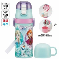 �q���p2WAY�{�g�� �R�b�v���X�g���[ 400ml/350ml �A�i�Ɛ�̏���25 �f�B�Y�j�[ �X�P�[�^�[ Skater [4973307690341] SKCP3