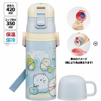 �q���p2WAY�{�g�� �R�b�v�������� 350ml/420ml ���݂��R���炵 ���낭�܂̂ӂ邳�� �X�P�[�^�[ Skater [4973307691706] SKDC3