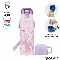 ���y�ʃR���p�N�g2WAY�X�e�����X�{�g�� �R�b�v�������� 430ml/470ml �݂��邩 �X�P�[�^�[ Skater [4973307703805] SKDC4