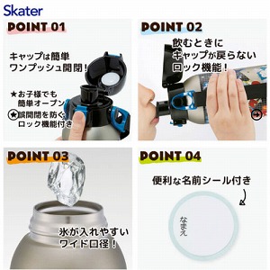 �V�����_�[�x���g�t�_�C���N�g�{�g��600ml �|�P�b�g�����X�^�[25 �|�P���� �X�P�[�^�[ Skater [4973307696428] STCH6