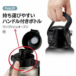 �n���h���t�����v�b�V���_�C���N�g�{�g��1000ml �V���o�[ �X�P�[�^�[ Skater [4973307596742] STD10H