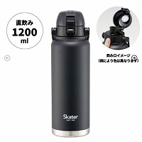 �n���h���t�����v�b�V���_�C���N�g�{�g��1200ml �u���b�N �X�P�[�^�[ Skater [4973307596759] STD12H
