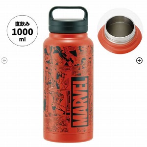 �X�N�����[�n���h���t�}�O�{�g��1000ml MARVEL �}�[�x�� �X�P�[�^�[ Skater [4973307575730] STSC10