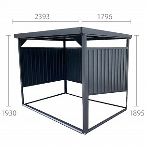 ���ړI���\���u �Ԍ�2400�~���s1800mm�^�C�v �V���[�g�p�l�� [DM-10-BK] �u���b�N ���]�Ԓu���� ���u �_�C�}�c 4�g���z�� �@�l�l���� ���[�J�[����