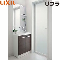 ���ʉ��ϑ� ���t�� �Ԍ�600mm LIXIL ���N�V�� [refra02] �N���G�_�[�N 600�~370�~1900mm 1�ʋ� LED�Ɩ��E��^�� �h���b�T�[ 4�g���Ԕz�� ���[�J�[����