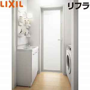 ���ʉ��ϑ� ���t�� �Ԍ�600mm LIXIL ���N�V�� [refra04] �z���C�g 600�~370�~1780mm 1�ʋ� LED�Ɩ� �R���p�N�g�h���b�T�[ 4�g���Ԕz�� ���[�J�[����