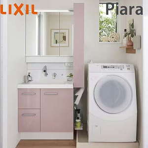 ���ʉ��ϑ� �s�A�� �Ԍ�900mm(�{�̊Ԍ�750mm) ���N�V�� LIXIL [lixilpiara01] 3�ʋ� LED�Ɩ� ���o�^�C�v �X���[�L�[�s���N 4�g���z�� ���[�J�[����