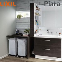 ���ʉ��ϑ� �s�A�� �Ԍ�1050mm(�{�̊Ԍ�900mm) ���N�V�� LIXIL [lixilpiara03] 3�ʋ� LED�Ɩ� �t���X���C�h�^�C�v �N���G�_�[�N 4�g���z�� ���[�J�[����