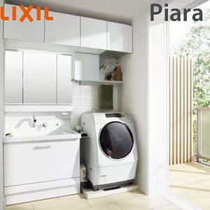 ���ʉ��ϑ� �s�A�� �Ԍ�1690mm(�{�̊Ԍ�900mm) ���N�V�� LIXIL [lixilpiara04] 3�ʋ� LED�Ɩ� �X�e�b�v�X���C�h�^�C�v �O���X�z���C�g 4�g���z�� ���[�J�[����