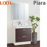 ���ʉ��ϑ� �s�A�� �Ԍ�750mm ���N�V�� LIXIL [lixilpiara09] 3�ʋ� LED�Ɩ� �t���X���C�h�^�C�v �N���G�_�[�N 4�g���z�� ���[�J�[����