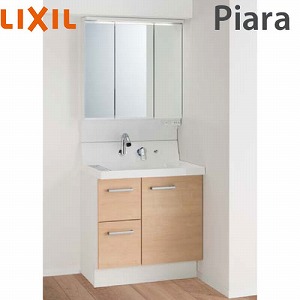 ���ʉ��ϑ� �s�A�� �Ԍ�750mm ���N�V�� LIXIL [lixilpiara14] 3�ʋ��A�W���X�g�~���[ LED�Ɩ� ���o�^�C�v �N���G�y�[�� 4�g���z�� ���[�J�[����