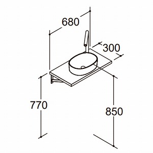 ���ʉ��ϑ� �G�X�^ �Ԍ�680mm�L�����@(�ǊԐ��@)690mm LIXIL ���N�V�� [esta01] �x�b�Z�����^�C�v �V���R���I�[�N 4�g���z�� ���[�J�[����