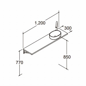 ���ʉ��ϑ� �G�X�^ �Ԍ�1200mm LIXIL ���N�V�� [esta02] �x�b�Z�����^�C�v �}�b�g�z���C�g 4�g���z�� ���[�J�[����